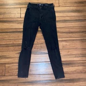 Hollister High Rise Ripped Jean Leggings